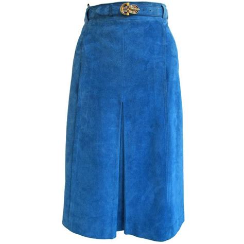 gucci blue leather skirt|gucci skirt ioffer.